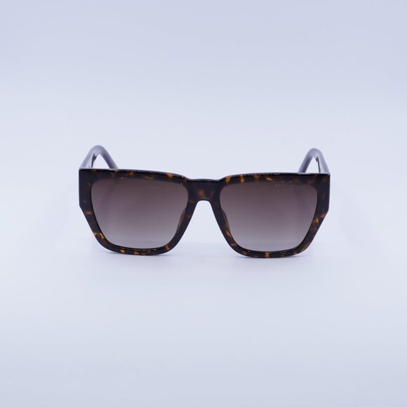 Marc Jacobs MARC 646/S 0086 HA Sunglasses Dark Havana Square Frame, Brown Lenses - Picture 2 of 10